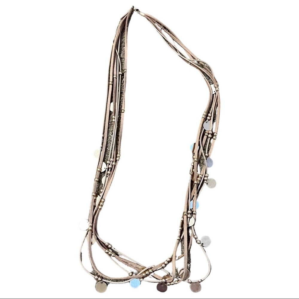 5/$20 Long necklace with gold charms